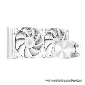   ID-Cooling CPU Water Cooler - FX240 PRO WHITE (25dB; max. 140,16 m3/h; 2x12cm, fehér)