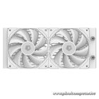 ID-Cooling CPU Water Cooler - FX240 PRO WHITE (25dB; max. 140,16 m3/h; 2x12cm, fehér)