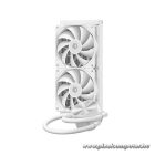 ID-Cooling CPU Water Cooler - FX240 PRO WHITE (25dB; max. 140,16 m3/h; 2x12cm, fehér)