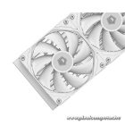 ID-Cooling CPU Water Cooler - FX240 PRO WHITE (25dB; max. 140,16 m3/h; 2x12cm, fehér)