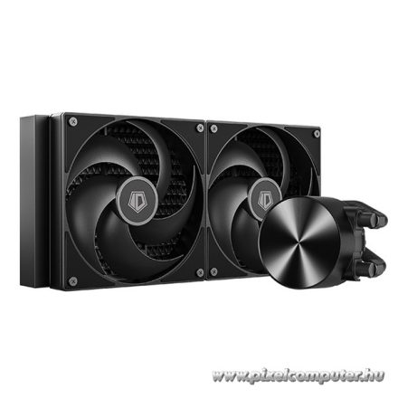 ID-Cooling CPU Water Cooler - FX280 PRO SE (24.9dB; max. 122,66 m3/h; 2x14cm, fekete)