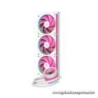 ID-Cooling CPU Water Cooler - FX360 INF PINK (29.9dB; max.132,52 m3/h; 3x12cm, A-RGB, rózsaszín)