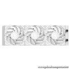 ID-Cooling CPU Water Cooler - FX360 LCD PE WHITE (34.3dB; max.150,78 m3/h; 3x12cm, fehér)