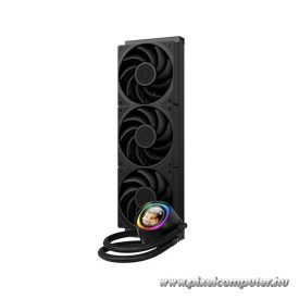   ID-Cooling CPU Water Cooler - FX360 LCD PE (34.3dB; max.150,78 m3/h; 3x12cm, fekete)