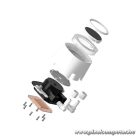 ID-Cooling CPU Water Cooler - FX360 LCD WHITE (27.2dB; max.98,54 m3/h; 3x12cm, A-RGB, fehér)