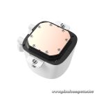 ID-Cooling CPU Water Cooler - FX360 LCD WHITE (27.2dB; max.98,54 m3/h; 3x12cm, A-RGB, fehér)