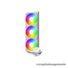 ID-Cooling CPU vízhűtő - FX360 ARGB WHITE (35,2dB; max. 129,39 m3/h; 3x12cm, A-RGB LED, fehér)