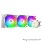 ID-Cooling CPU vízhűtő - FX360 ARGB WHITE (35,2dB; max. 129,39 m3/h; 3x12cm, A-RGB LED, fehér)
