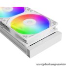 ID-Cooling CPU vízhűtő - FX360 ARGB WHITE (35,2dB; max. 129,39 m3/h; 3x12cm, A-RGB LED, fehér)
