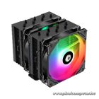 ID-Cooling CPU Cooler - SE-207-XT ARGB (30.5 dB; max 115,87 m3/h; 4Pin csatlakozó, 7 db heatpipe, 2x12cm, PWM)