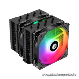   ID-Cooling CPU Cooler - SE-207-XT ARGB (30.5 dB; max 115,87 m3/h; 4Pin csatlakozó, 7 db heatpipe, 2x12cm, PWM)