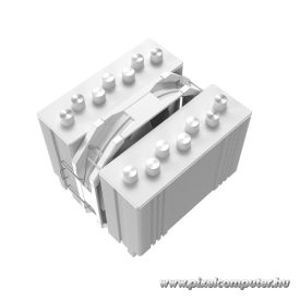   ID-Cooling Aktív CPU hűtő - SE-207-XT SLIM SNOW (15.2-35.2 dB; max 129,39 m3/h; 4Pin csatlakozó, 7 db heatpipe, 2x12cm, PWM)