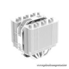 ID-Cooling Aktív CPU hűtő - SE-207-XT SLIM SNOW (15.2-35.2 dB; max 129,39 m3/h; 4Pin csatlakozó, 7 db heatpipe, 2x12cm, PWM)