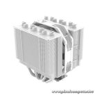 ID-Cooling Aktív CPU hűtő - SE-207-XT SLIM SNOW (15.2-35.2 dB; max 129,39 m3/h; 4Pin csatlakozó, 7 db heatpipe, 2x12cm, PWM)