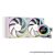 ID-Cooling CPU Water Cooler - Space SL240 WHITE (13.8-30.5dB; max. 132,52 m3/h; 2x12cm, A-RGB LED, fehér)