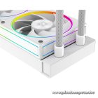 ID-Cooling CPU Water Cooler - Space SL240 WHITE (13.8-30.5dB; max. 132,52 m3/h; 2x12cm, A-RGB LED, fehér)