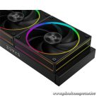 ID-Cooling CPU vízhűtő - Space SL240 (13.8-30.5dB; max. 132,52 m3/h; 2x12cm, A-RGB LED, fekete)