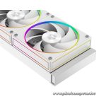 ID-Cooling CPU Water Cooler - Space SL360 WHITE (25dB; max. 132,52 m3/h; 3x12cm, A-RGB LED, fehér)