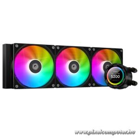   ID-Cooling CPU Water Cooler - Space SL360 XE (35,2dB; max. 129,39 m3/h; 3x12cm, A-RGB LED, fekete)