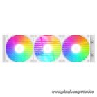 ID-Cooling CPU Water Cooler - Space SL360 XE WHITE (35,2dB; max. 129,39 m3/h; 3x12cm, A-RGB LED, fehér)