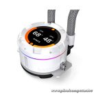 ID-Cooling CPU Water Cooler - Space SL360 XE WHITE (35,2dB; max. 129,39 m3/h; 3x12cm, A-RGB LED, fehér)