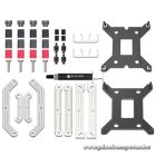 ID-Cooling CPU Water Cooler - Space SL360 XE WHITE (35,2dB; max. 129,39 m3/h; 3x12cm, A-RGB LED, fehér)