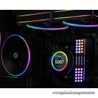 ID-Cooling CPU vízhűtő - Space SL360 (25dB; max. 132,52 m3/h; 3x12cm, A-RGB LED, fekete)