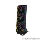 ID-Cooling CPU vízhűtő - Space SL360 (25dB; max. 132,52 m3/h; 3x12cm, A-RGB LED, fekete)