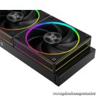 ID-Cooling CPU vízhűtő - Space SL360 (25dB; max. 132,52 m3/h; 3x12cm, A-RGB LED, fekete)