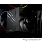 ID-Cooling Aktív CPU hűtő - FROZN A610 BLACK (29.85dB; max. 132,94 m3/h; 4pin, 4 db heatpipe, 12cm, PWM)