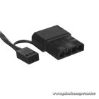 Rampage Cooler 12cm - GLARE F50 (64,56 m3/h, ház hűtésre, Rainbow LED, fekete)