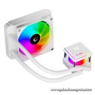 Rampage CPU Water Cooler - INFINITE V120 (Mágneses kijelző, 36,9dB max., 98,54 m3/h; 12cm, A-RGB LED, fehér)