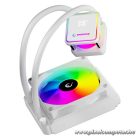 Rampage CPU Water Cooler - INFINITE V120 (Mágneses kijelző, 36,9dB max., 98,54 m3/h; 12cm, A-RGB LED, fehér)