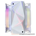 Rampage CPU Cooler - OCTAGON C60 (max 40dB, 96,84 m3/h, 4 pin csatlakozó, 2x12cm, A-RGB, LED, Fehér)