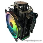 Rampage CPU Cooler - OCTAGON C60 (max 40dB, 96,84 m3/h, 4 pin csatlakozó, 2x12cm, A-RGB, LED)