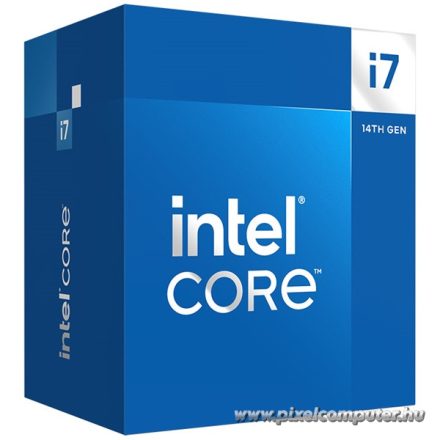 Intel Processzor - Core i7-14700F (2100Mhz 33MBL3 Cache 10nm 65W skt1700 Raptor Lake) BOX No VGA