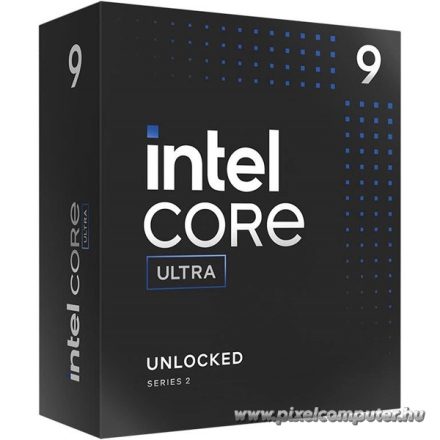 Intel Processzor - Core Ultra 9-285K (36M Cache, up to 5.70 GHz, 125W skt1851, Arrow Lake) BOX No Cooler