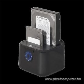   Advance HDD/SSD Dokkoló - DUALDOCK CLONE 2.5" / 3.5" (USB-A3.0 to 2xSATA, fekete)