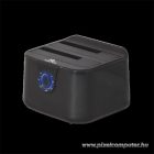 Advance HDD/SSD Dokkoló - DUALDOCK CLONE 2.5" / 3.5" (USB-A3.0 to 2xSATA, fekete)