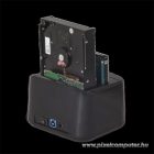 Advance HDD/SSD Dokkoló - DUALDOCK CLONE 2.5" / 3.5" (USB-A3.0 to 2xSATA, fekete)