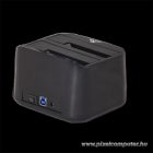 Advance HDD/SSD Dokkoló - DUALDOCK CLONE 2.5" / 3.5" (USB-A3.0 to 2xSATA, fekete)