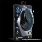 Advance Egér vezeték nélküli - SHAPE 6D (2400 DPI, 6 gomb, ergonomikus, kék)
