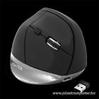 Advance Egér vezeték nélküli - VERTICAL PLUS MOUSE (2400 DPI, 6 gomb, ergonomikus, fekete)
