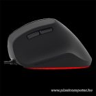 Advance Egér - VERTICAL PLUS MOUSE (1600 DPI, 6 gomb, ergonomikus, fekete)
