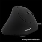 Advance Egér - VERTICAL PLUS MOUSE (1600 DPI, 6 gomb, ergonomikus, fekete)