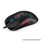 Endorfy Egér - LIX Plus (Honeycomb, 19 000 DPI, ARGB, PixArt chip, optikai, 1,8m, fekete)