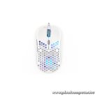 Endorfy Egér - LIX Plus Onyx (Honeycomb, 19 000 DPI, ARGB, PixArt chip, optikai, 1,8m, fehér)