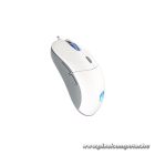 Endorfy Egér - GEM Plus Onyx (19 000 DPI, ARGB, PixArt chip, optikai, 1,8m, fehér)