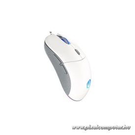   Endorfy Egér - GEM Plus Onyx (19 000 DPI, ARGB, PixArt chip, optikai, 1,8m, fehér)