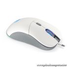Endorfy Egér - GEM Plus Onyx (19 000 DPI, ARGB, PixArt chip, optikai, 1,8m, fehér)